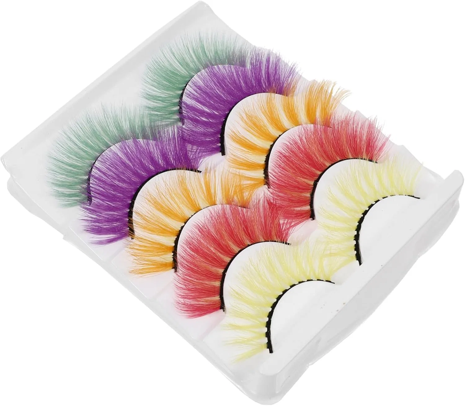Накладные ресницы FRCOLOR 5 пар ассорти