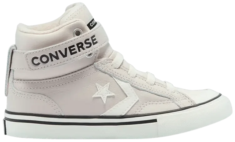 Кроссовки Converse Pro Blaze Strap High GS 'Leather & Heathered Knit - Silt Red', розовый