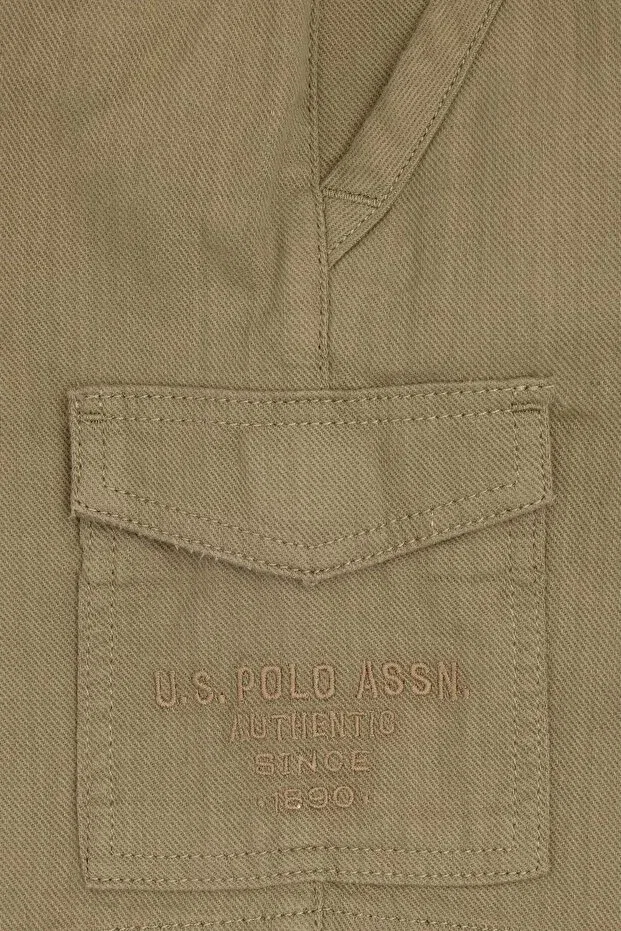 Детские шорты для мальчиков длинные хлопковые U.S. Polo Assn., 168384 — фото 4