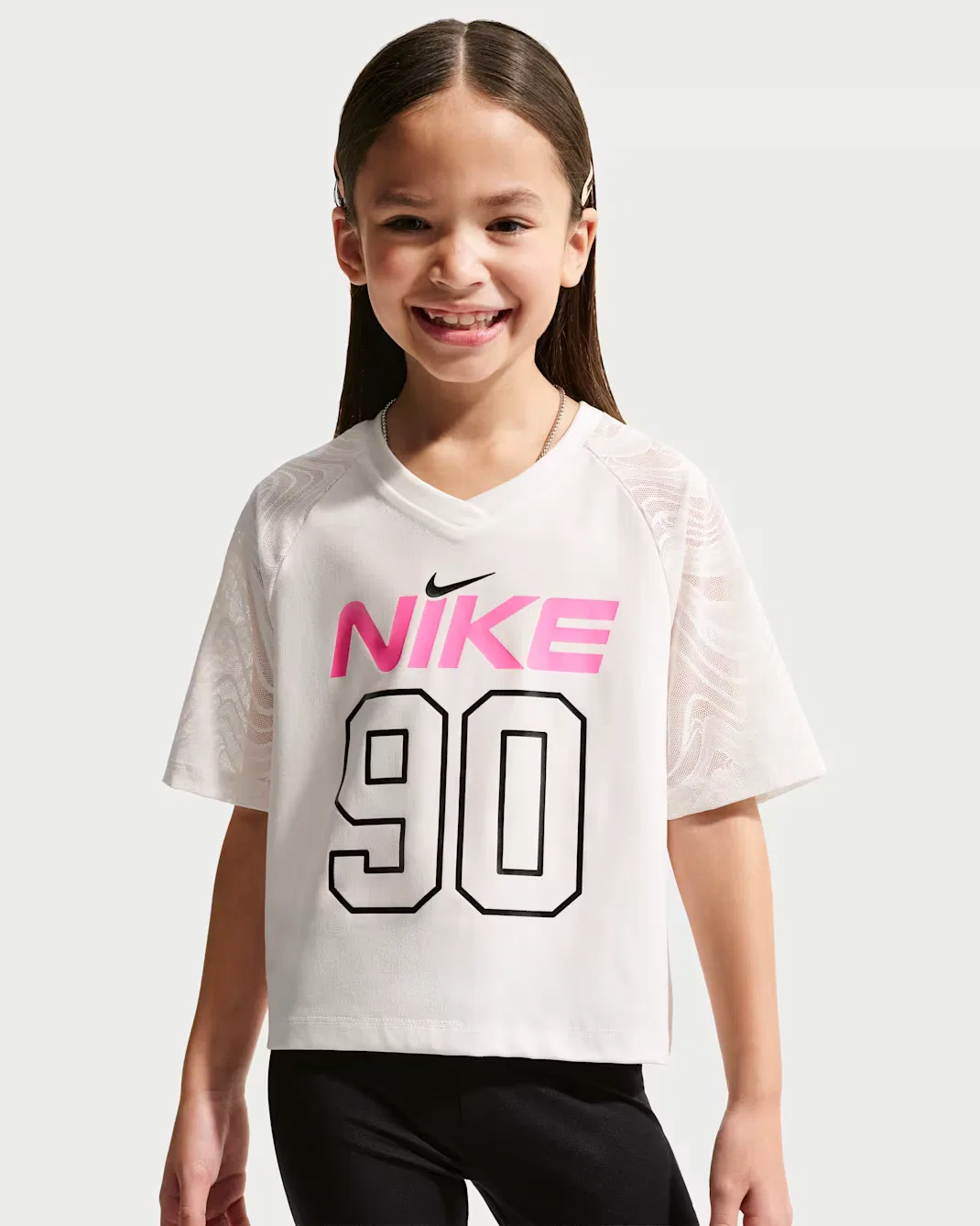 Детский комплект велосипедных шорт Dri-FIT Easy Breezy из двух частей Nike, Black — фото 2