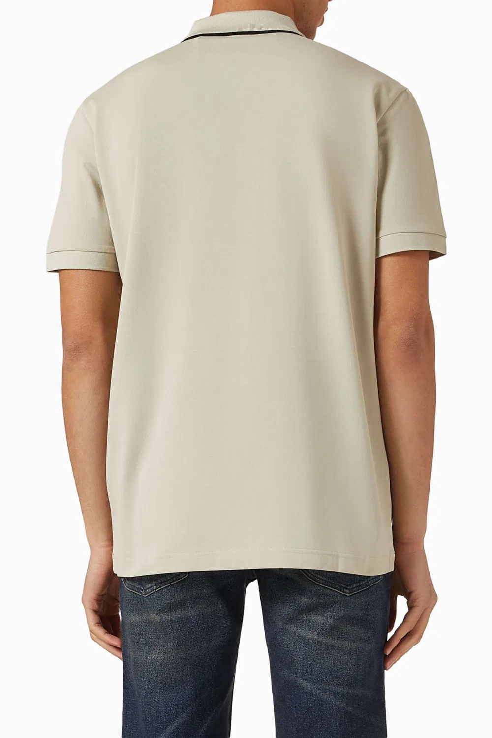 Футболка поло хлопковая Slim-fit BOSS — фото 3