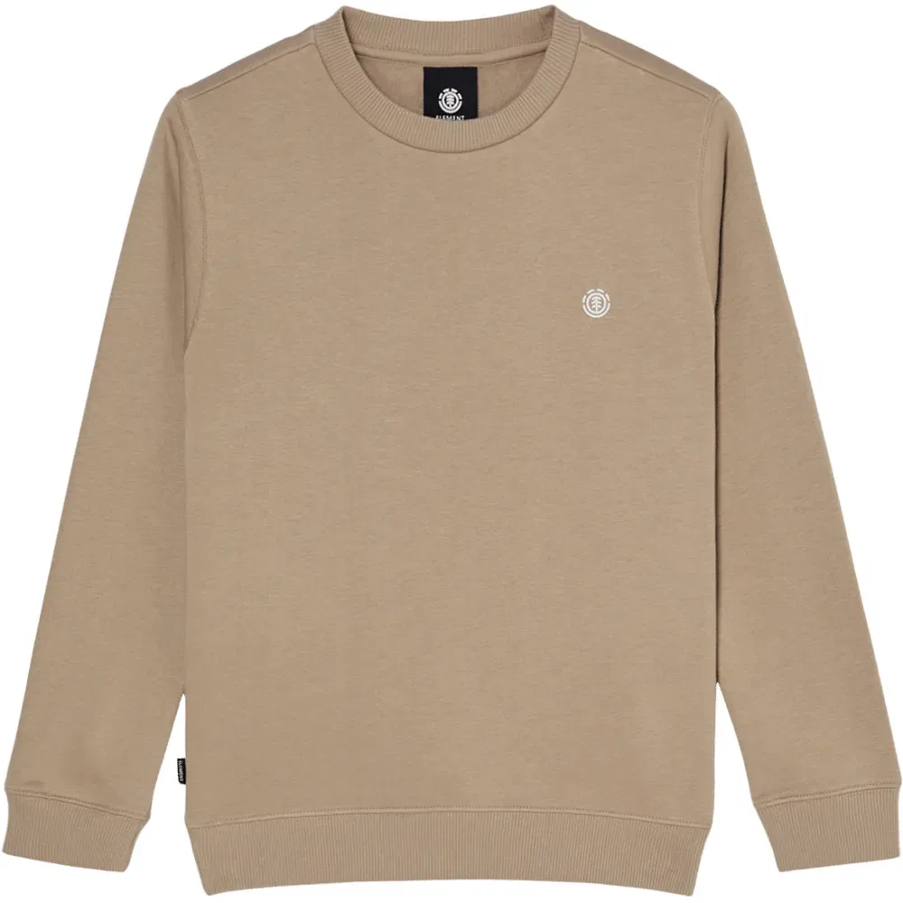 Детский свитшот для мальчиков с вышивкой Element Icon Embroidery Element, Beige