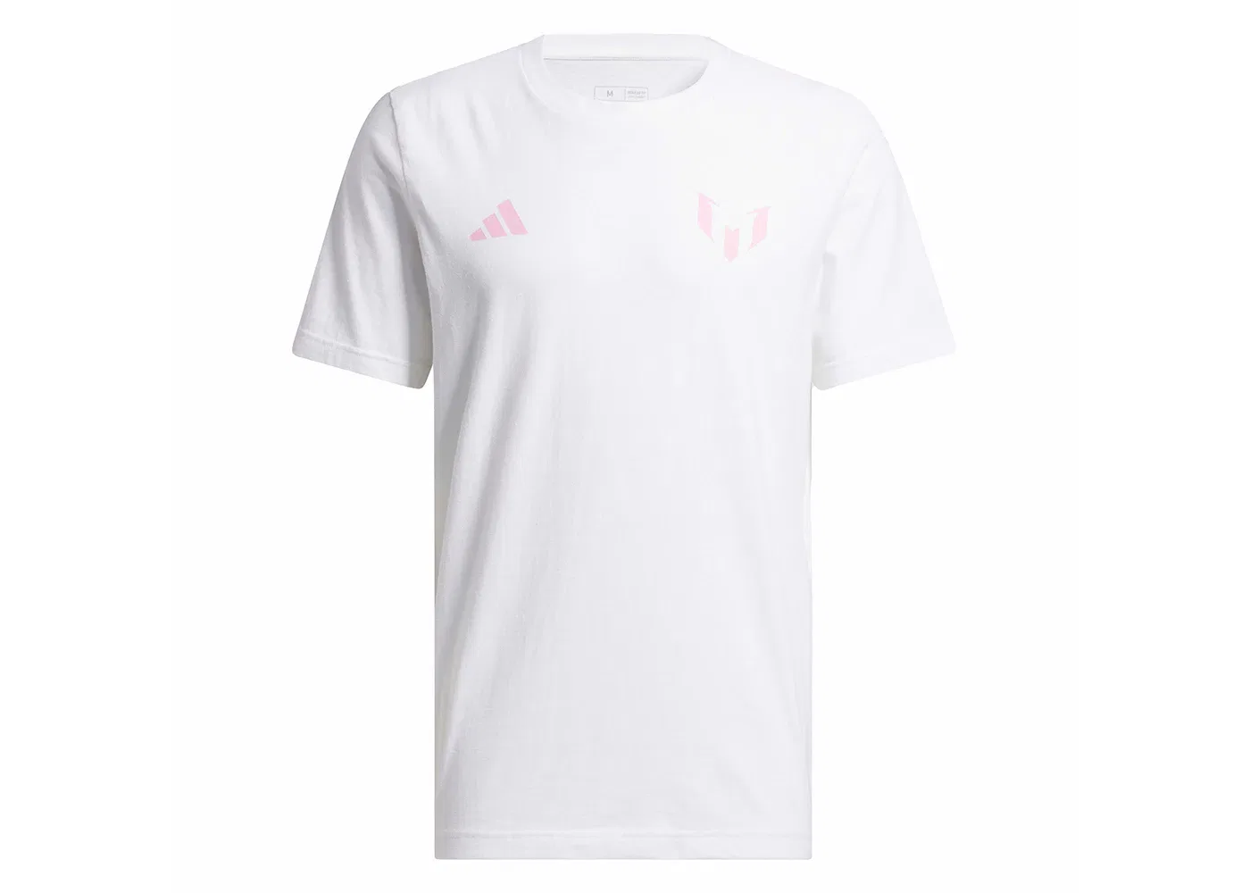 Мужская футболка с принтом Messi N&N Adidas, белый