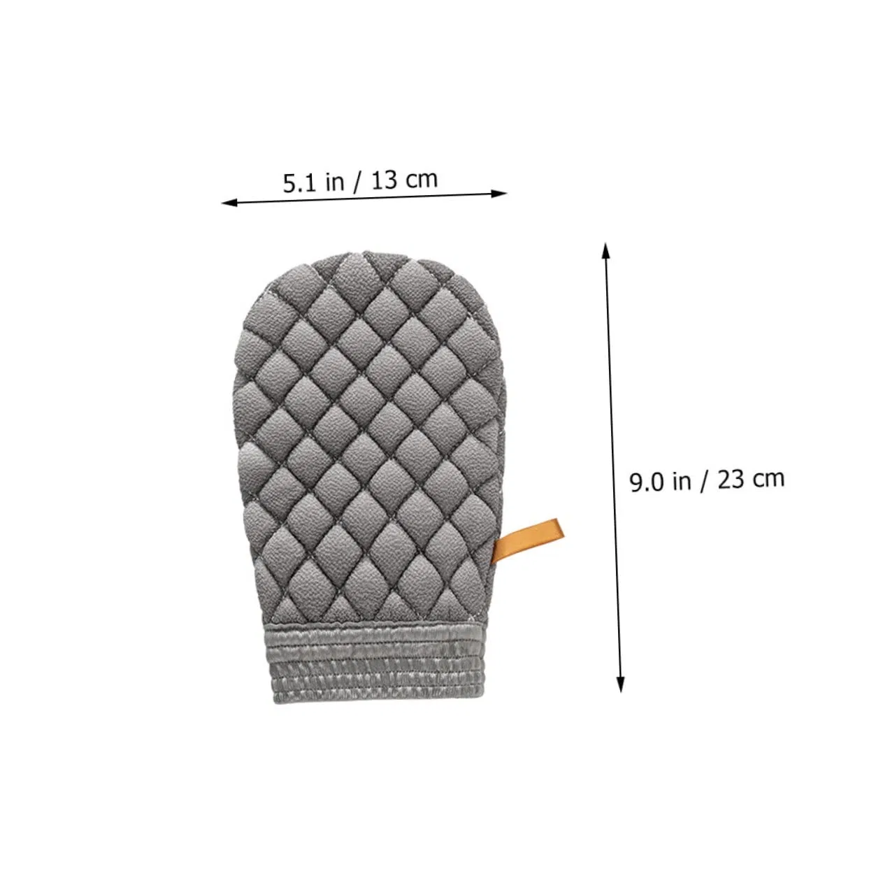 Generisch Эксфолиирующая варежка для душа, Grey — фото 2
