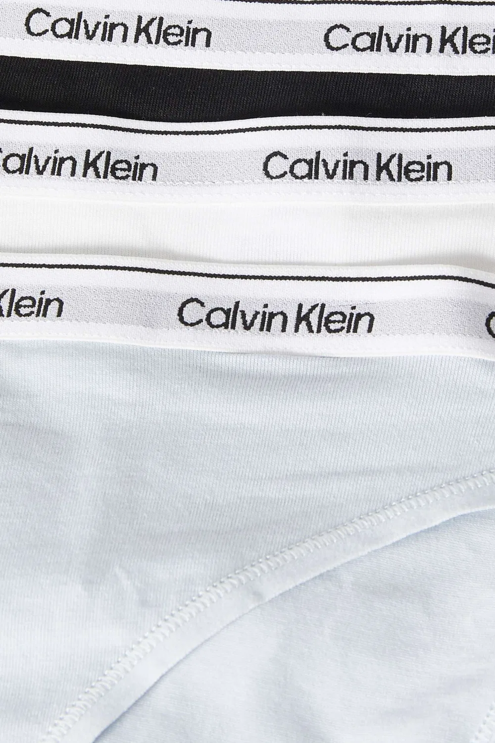 Трусы бикини хлопковые комплект из 3 штук Icon Logo Calvin Klein — фото 3