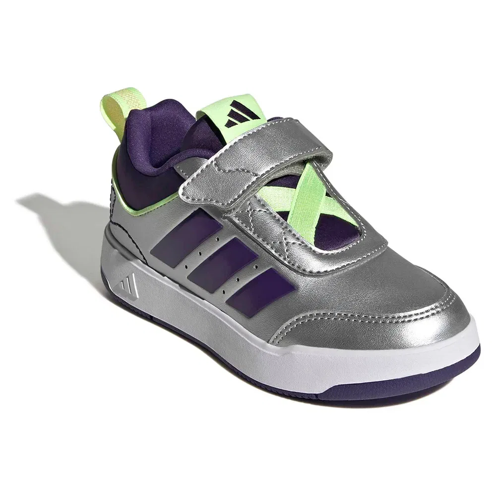Кроссовки детские Tensaur Sport 30 Adidas, серебро — фото 2