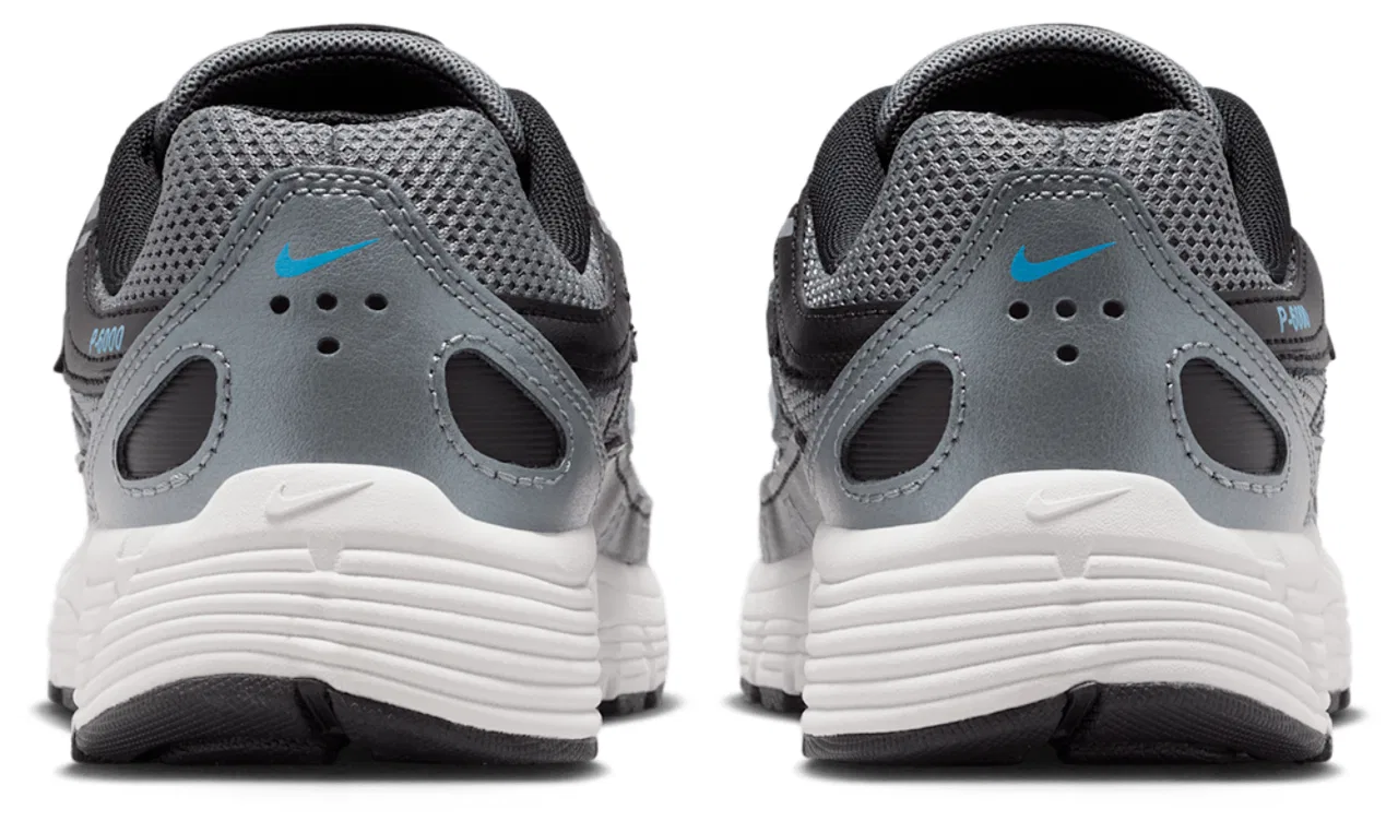 Кроссовки для мальчиков P-6000 Nike, цвет Smoke Grey/Dutch Blue/Black — фото 3
