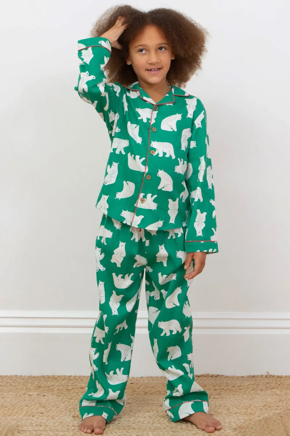 Детская пижама Hello Bear Kite, Green — фото 3