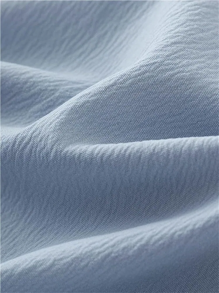 Женское летнее платье макси с квадратным вырезом SDFGHHTHV, Blue — фото 2