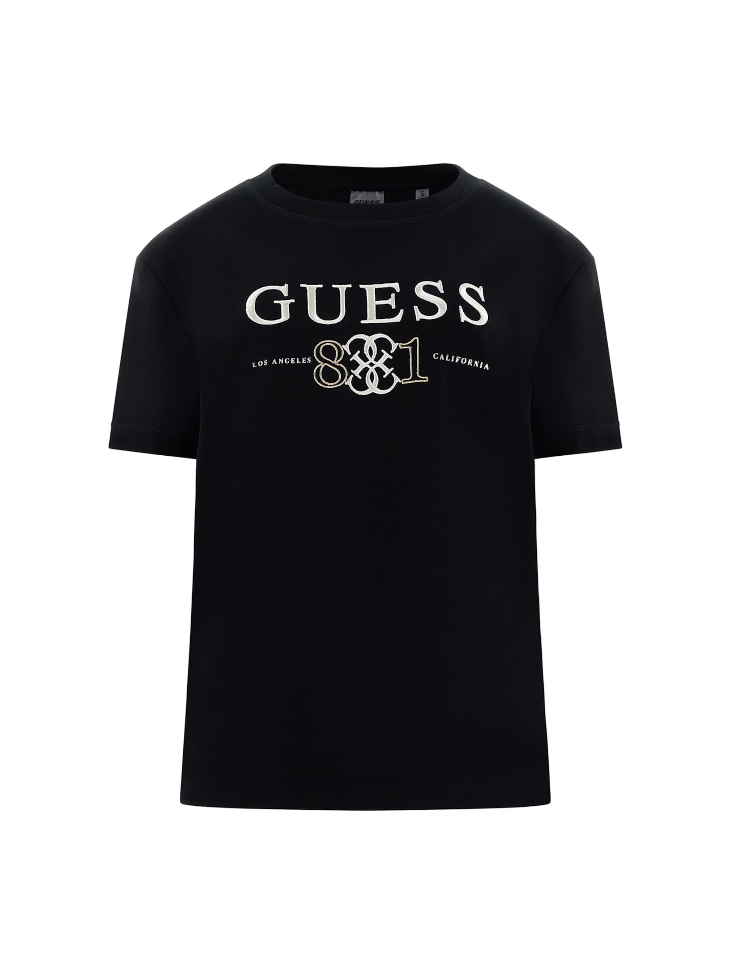 

GUESS Футболка в черном цвете, Черный, GUESS Футболка в черном цвете