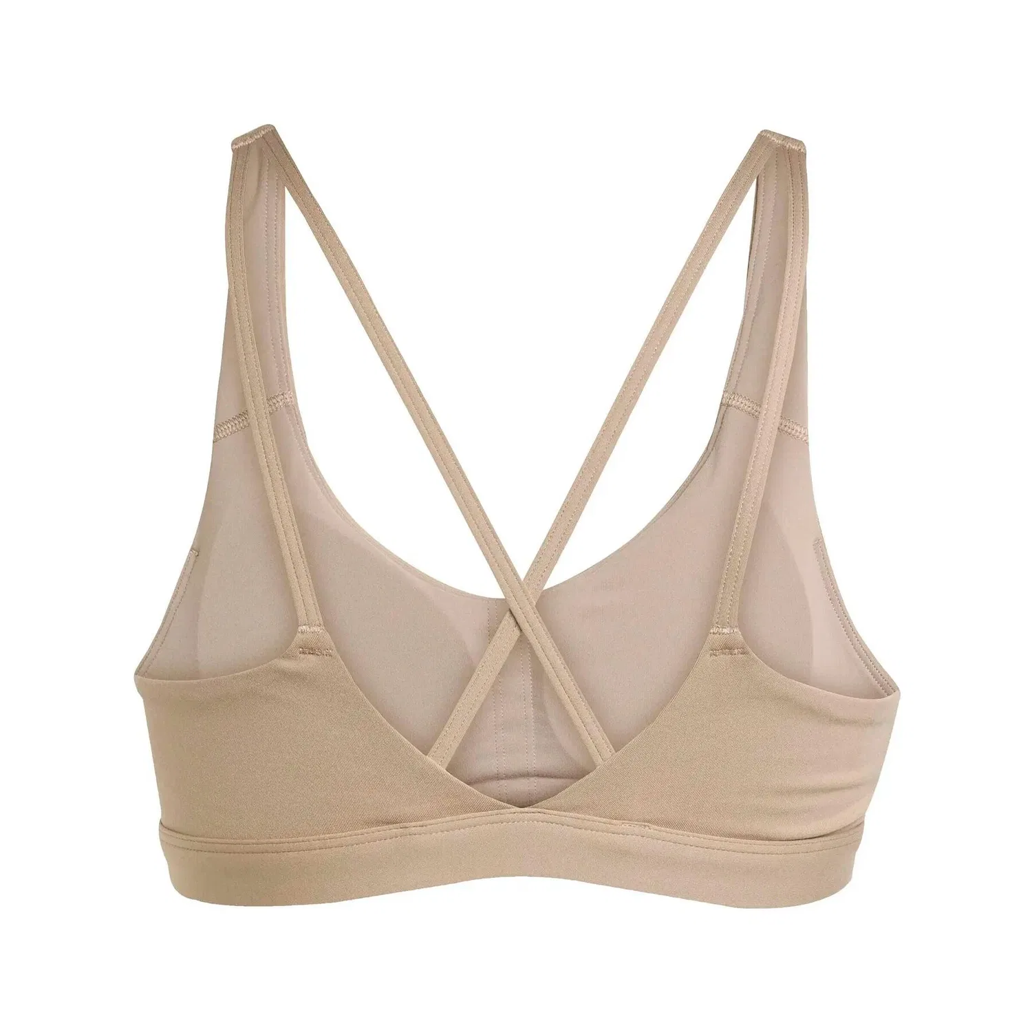 Женский спортивный бюстгальтер с средним уровнем поддержки All Me Essentials Adidas, Braun — фото 4