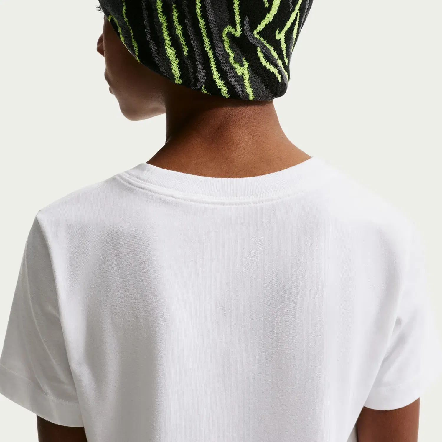 Детская футболка для мальчиков хлопковая Sportswear Tee Air Nike, Blanco — фото 2