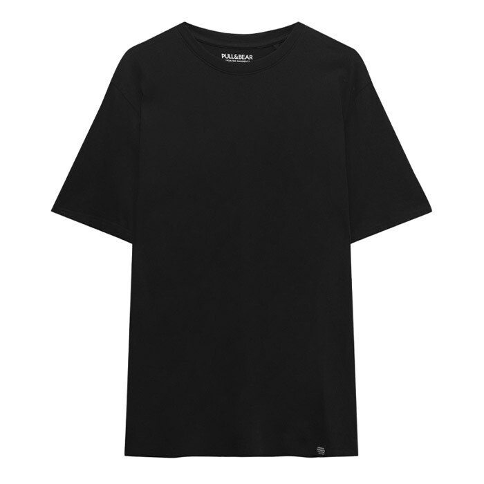 

Футболка Pull&Bear Basic Short Sleeve, черный
