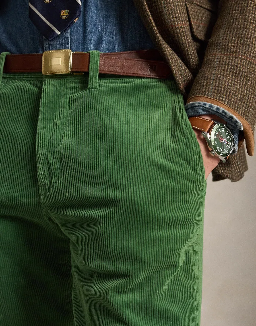 Брюки Polo Ralph Lauren Regular 'BEDFORD' зеленого цвета — фото 3