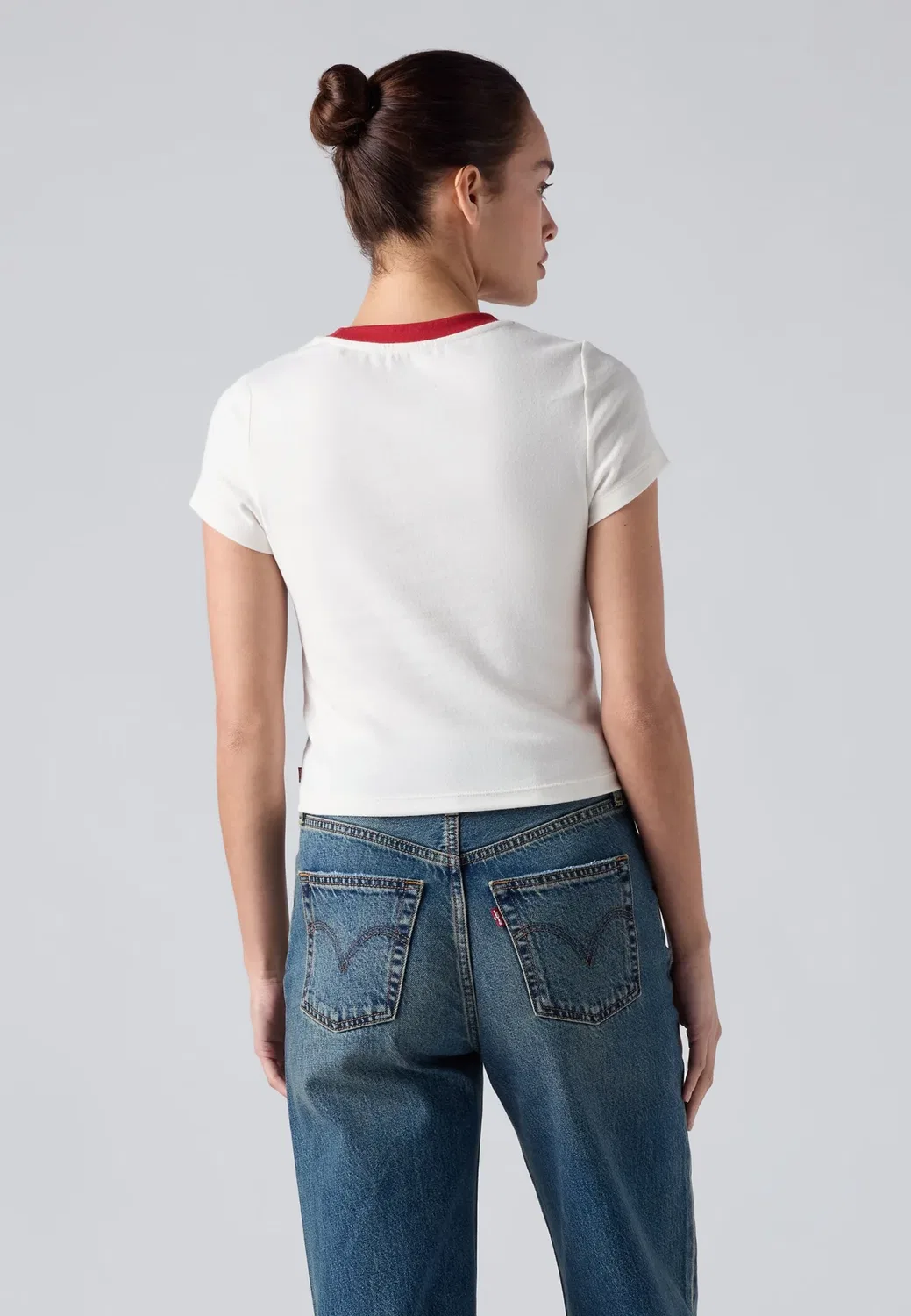 Детская футболка Gr essential с принтом Levi'S, Sing It Loud Egret/Emboldened — фото 3