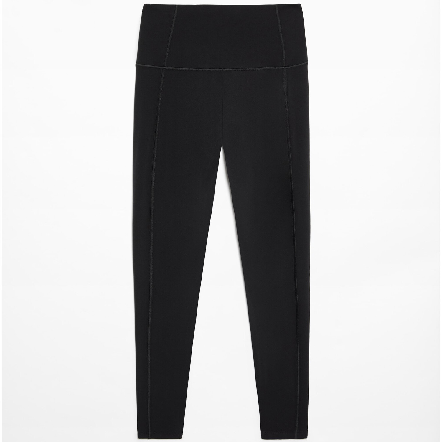 

Леггинсы Oysho Comfortlux Super-High-Rise 65cm Ankle-Length With Overlocking Detail, черный