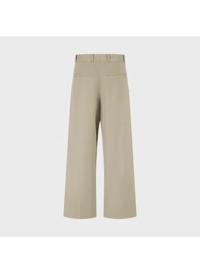 Брюки свободного кроя, Zara, светло-хаки зеленый — фото 3