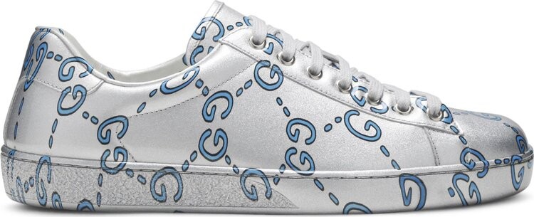 

Кроссовки Gucci Ace Low GG Monogram, серебряный, Серый, Кроссовки Gucci Ace Low GG Monogram, серебряный