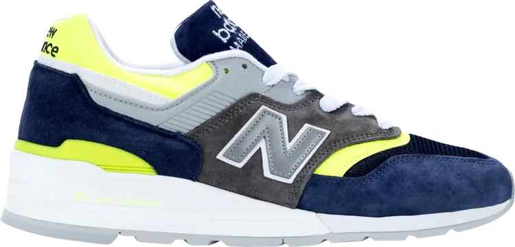 

Кроссовки New Balance 997 Made In USA 'Blue Lime', синий