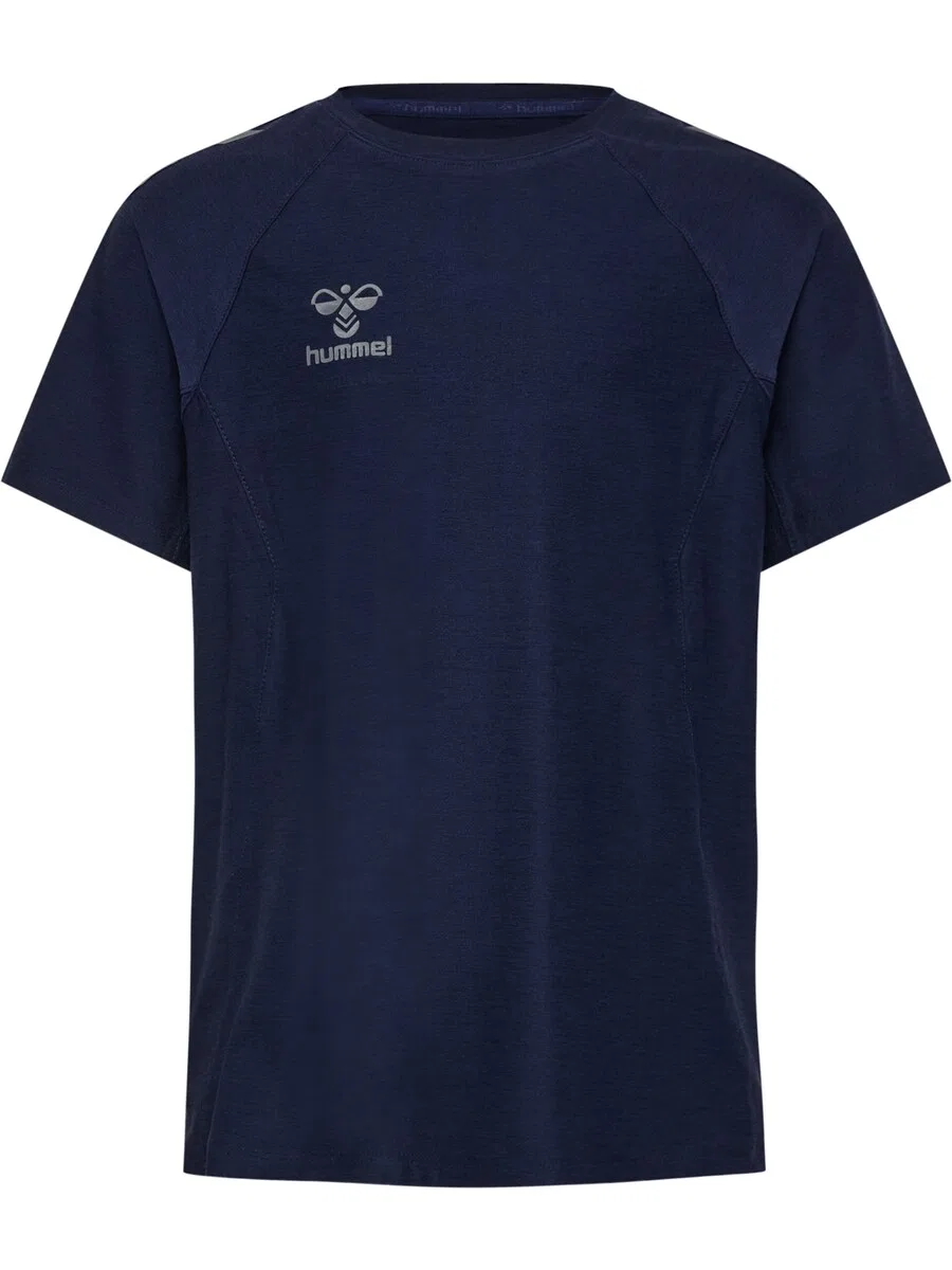 Спортивная футболка Hummel Performance Shirt 'Cima 2.0' темно-синего цвета