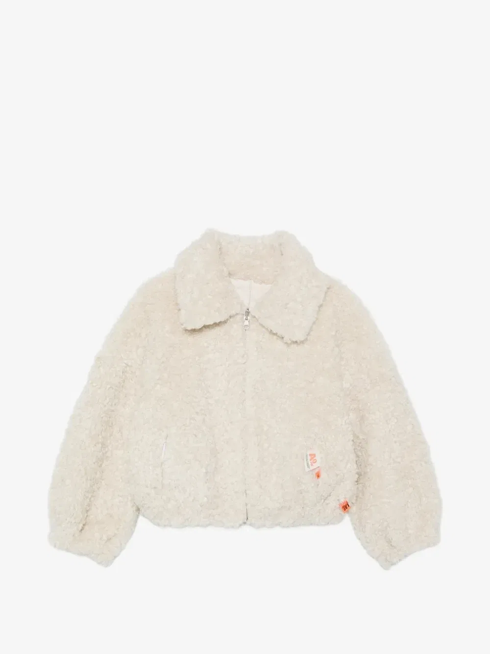 Куртка из шерпы на молнии American Outfitters Kids, бежевый