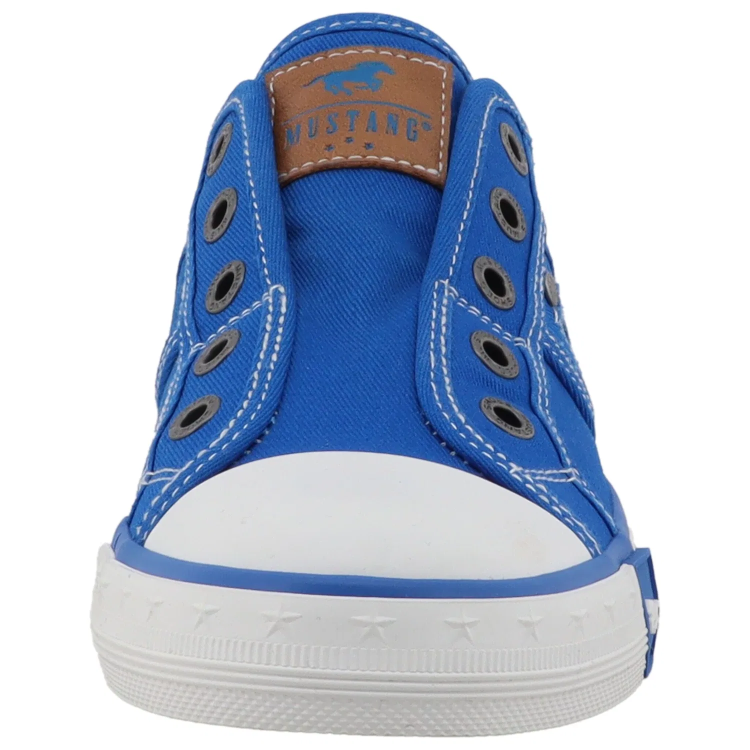 Детские кроссовки-слипоны с контрастными деталями Mustang Shoes, Royal Blue — фото 3