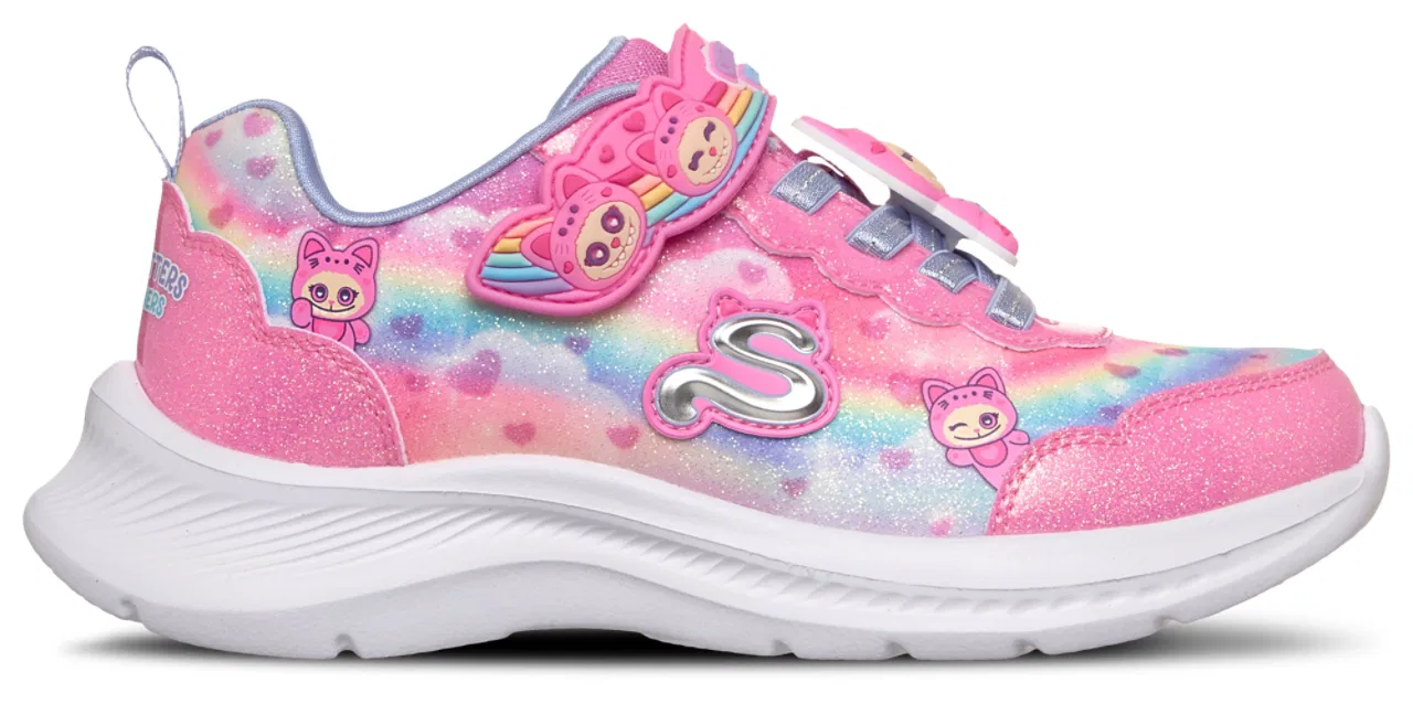 Кроссовки для девочек Jumpsters Skechers, цвет Pink/Multi