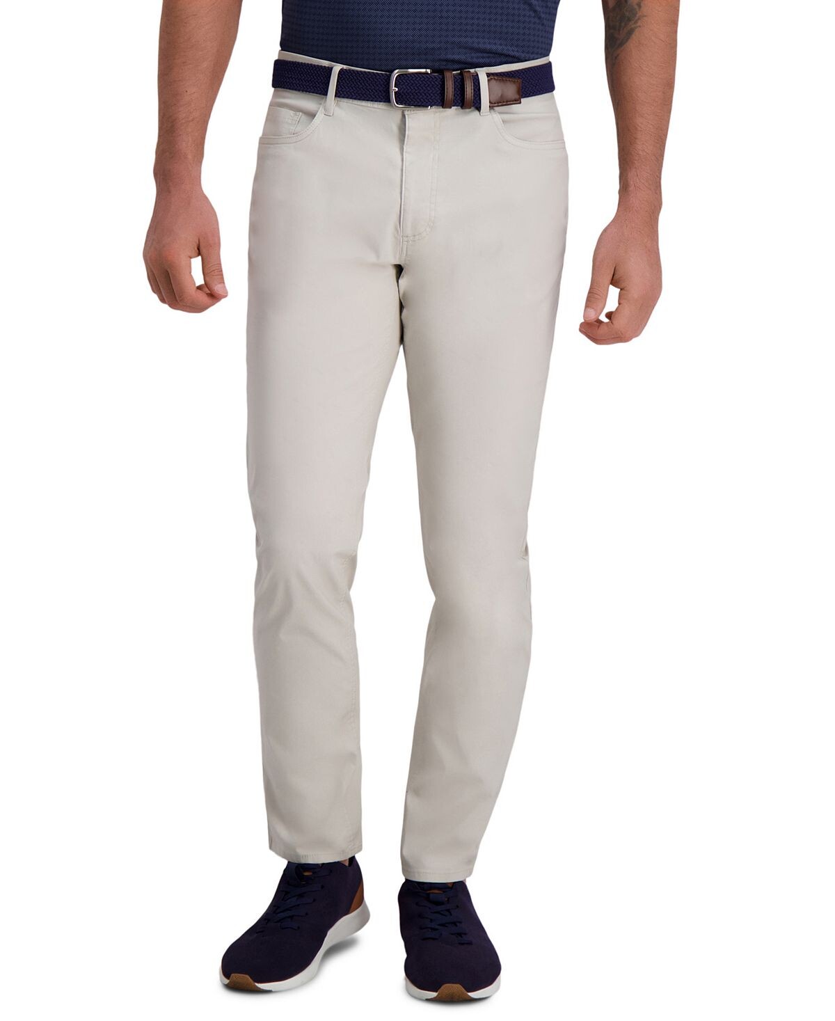 

Повседневные брюки active series™ city flex traveler slim fit flat front с 5 карманами (рипстоп) Haggar