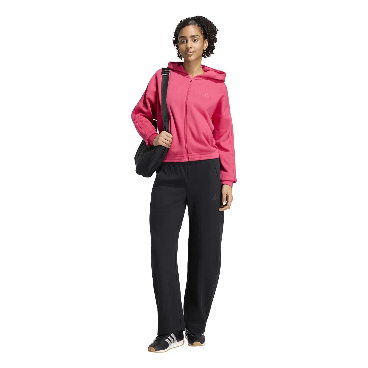 Женский спортивный костюм с капюшоном W Energize Track Suit Adidas, Rosa Schwarz Magentapink