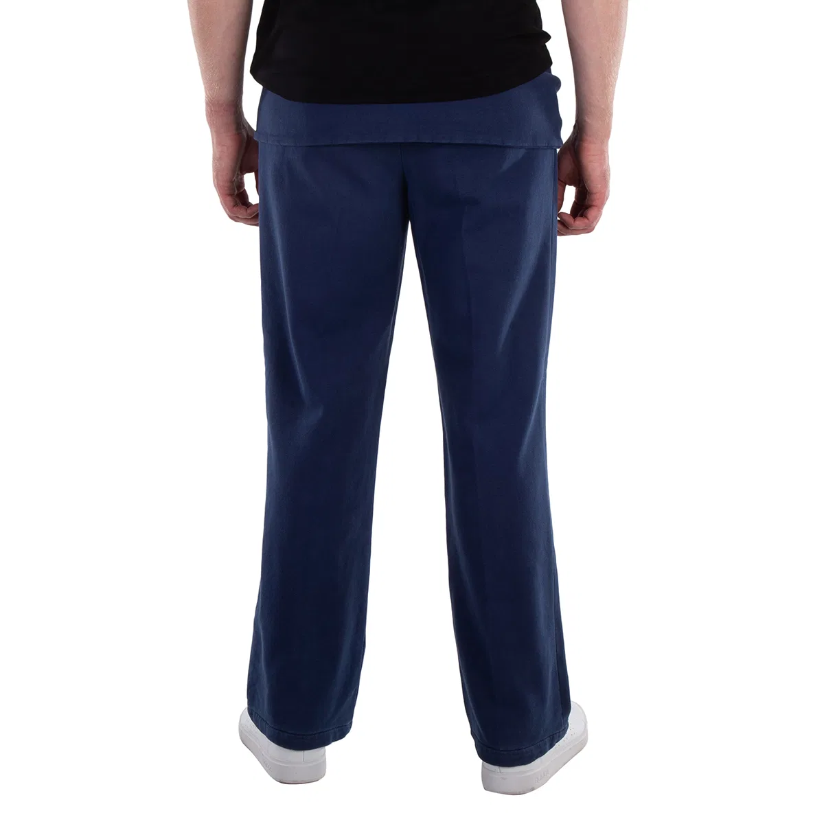 Брюки из хлопка Reconstructed Tailored Cotton Trousers Burberry, Muted Navy — фото 3