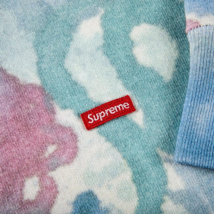 Толстовка Supreme Small Box Crewneck 'Watercolor Floral', разноцветный — фото 3