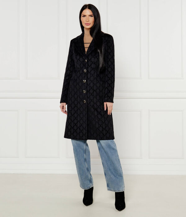 

Пальто женское Guess шерстяное на пуговицах, черный