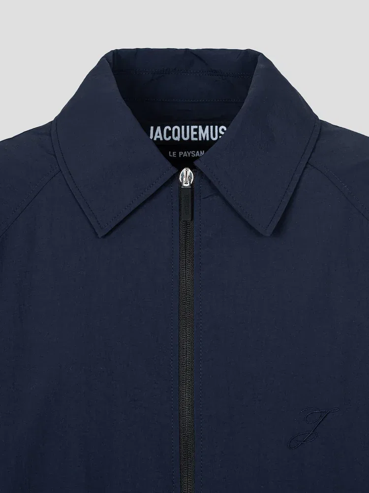 Ветровка круглая модель Le Coupe Vent JACQUEMUS, Dark Navy — фото 3