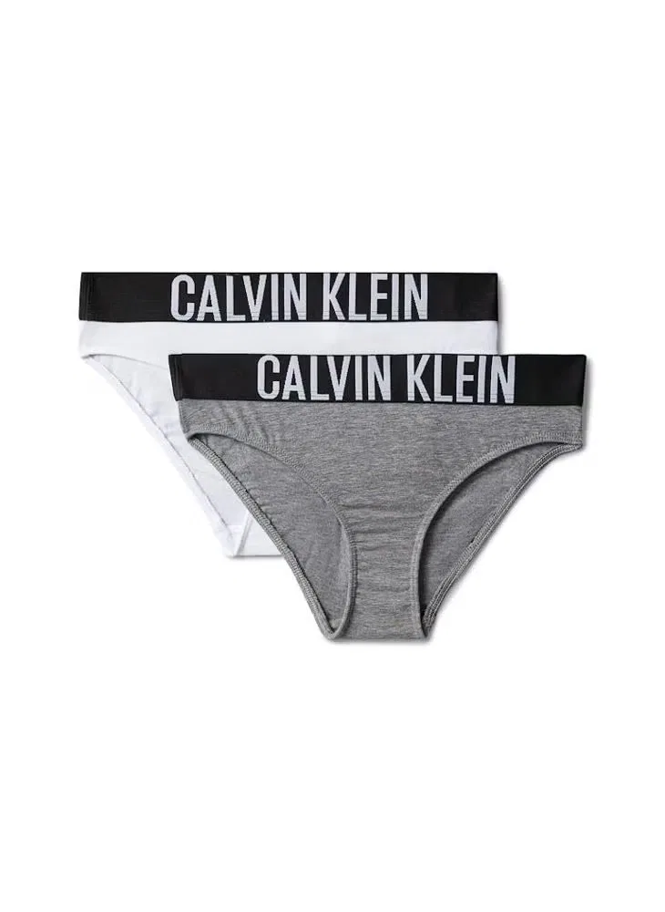 Плавки бикини с принтом комплект 2 шт Calvin Klein Jeans, серый