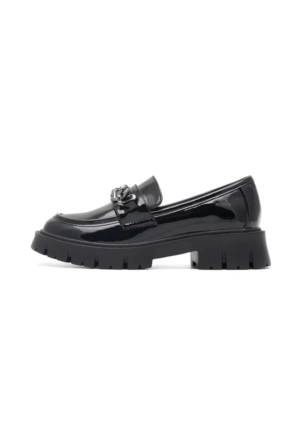 Лоферы для девочек 5907964270799 - слипоны Deezee, Black