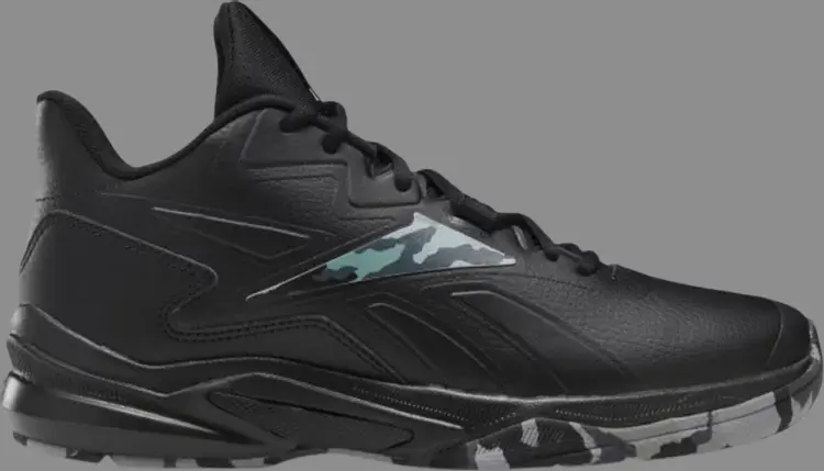 

Кроссовки more buckets 'black camo' Reebok, черный