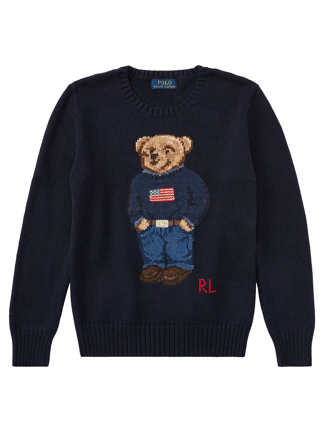 Толстовка стандартного кроя для мальчика Polo Ralph Lauren, темно-синий — фото 4