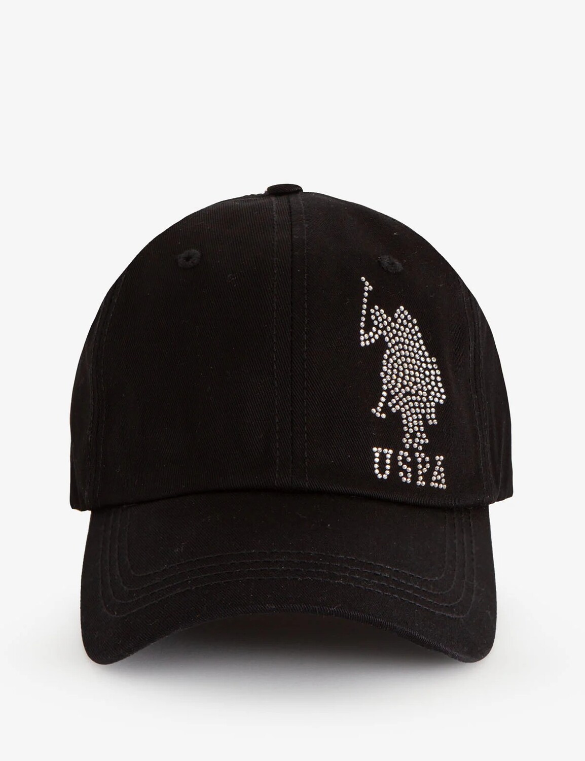 

Бейсболка U.S. Polo Assn. Womens Twill Rhinestone Side Logo, черный
