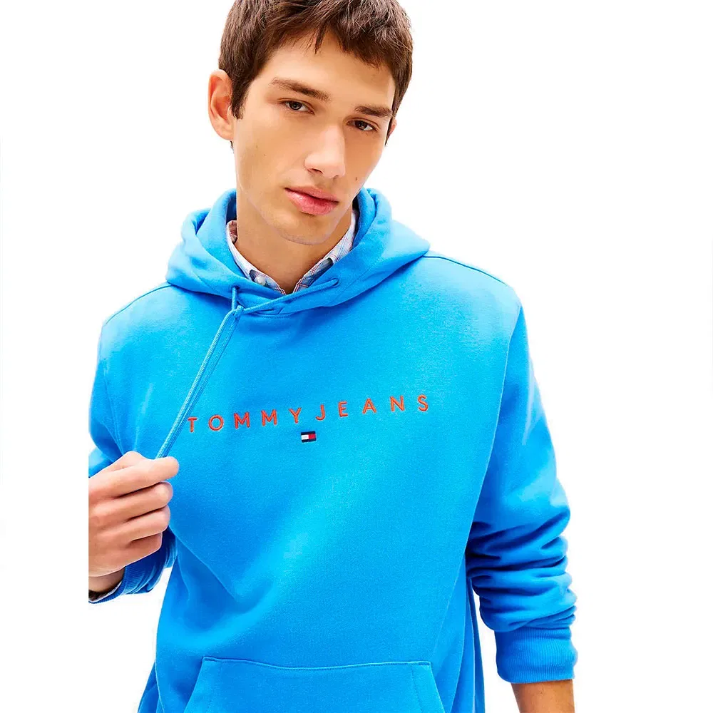 Мужской худи с принтом Tommy hilfiger DM0DM20746, Blue — фото 4