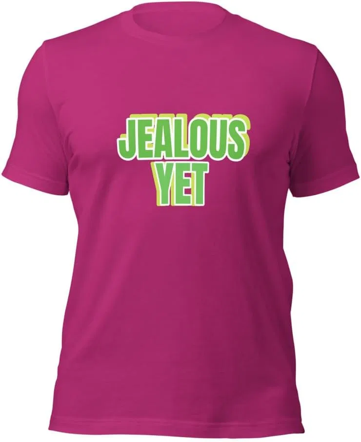 Мужская футболка с принтом Jealous, Berry
