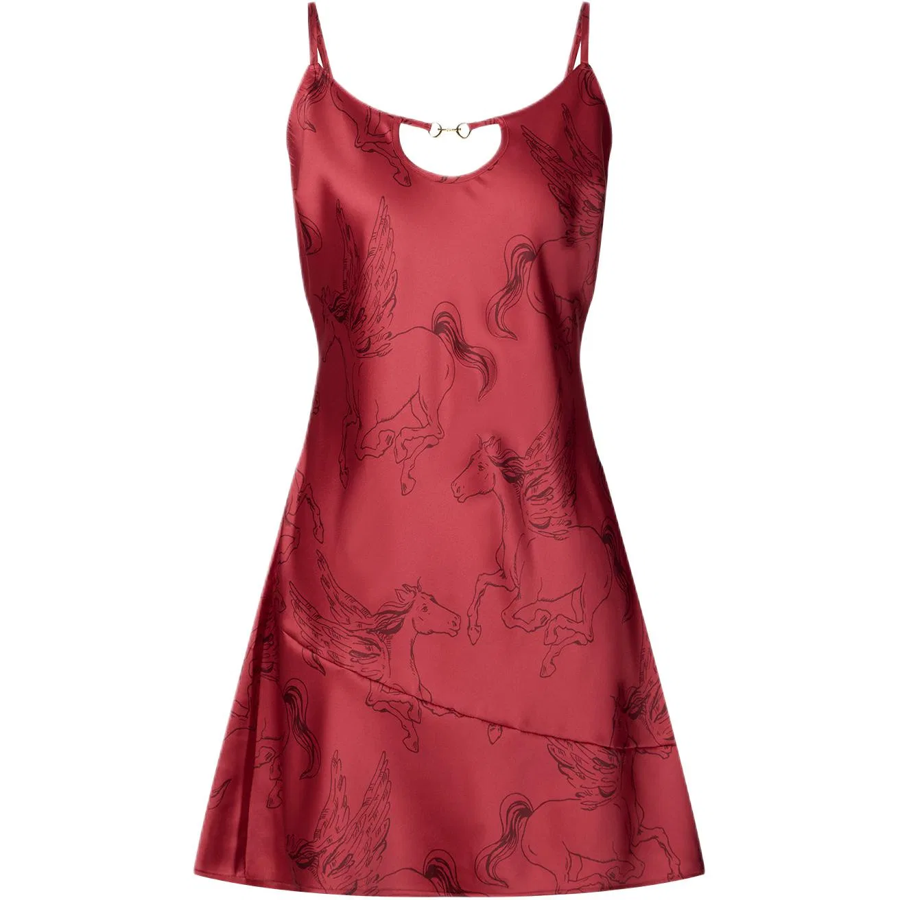 Женская ночная рубашка с принтом Red Pegasus Print Victoria's Secret, Red Pegasus Print