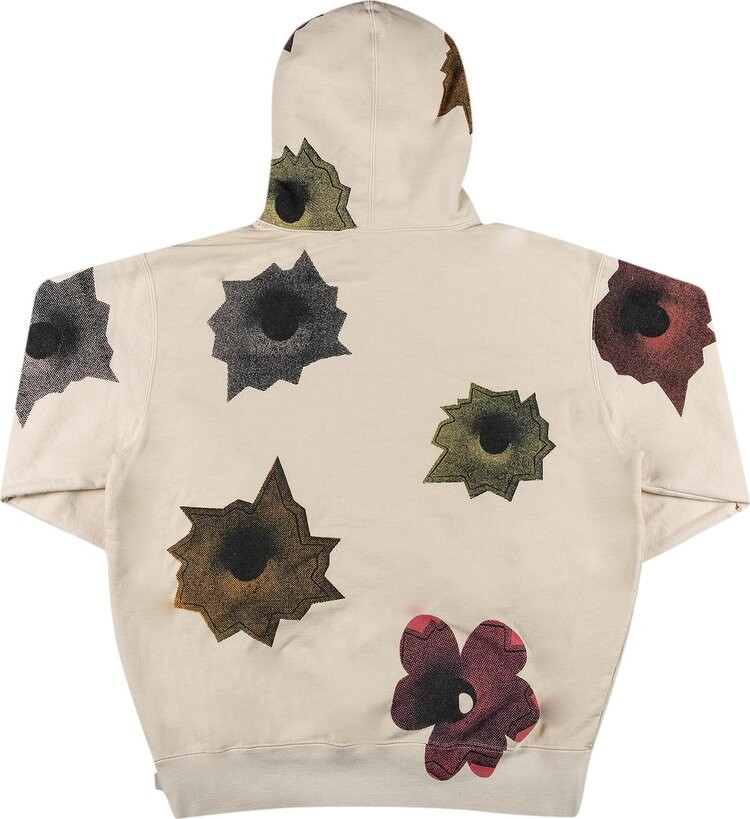 Толстовка Supreme x Nate Lowman Hooded Sweatshirt 'Natural', кремовый — фото 3