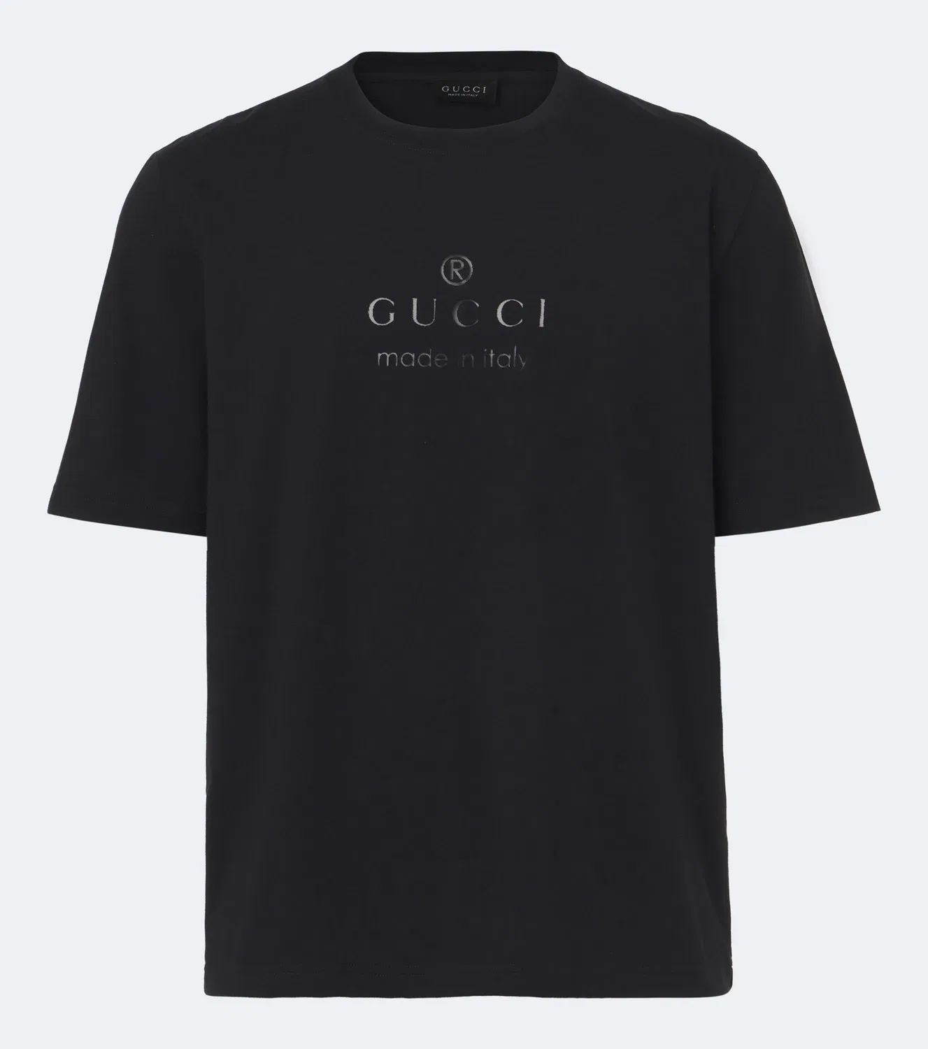 Футболка с принтом Gucci, черный