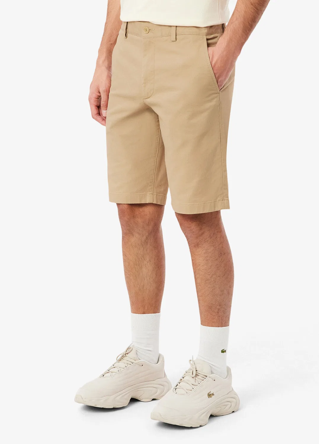 Шорты бермуды Lacoste, bej-02S — фото 3