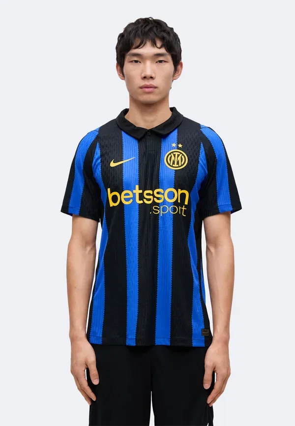 Футболка поло Dri-fit Inter Milan 2026/27 Match Home, Nike Performance, Lyon Blue/Black/University Gold, черный/синий