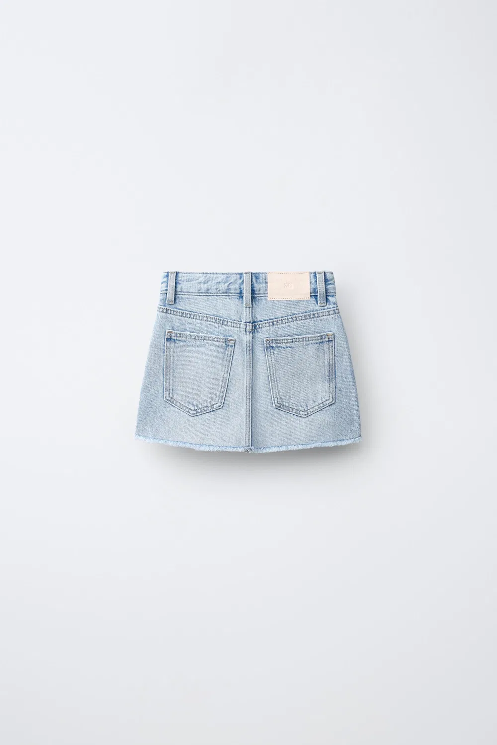 Джинсовая юбка ZARA, Light Blue — фото 2