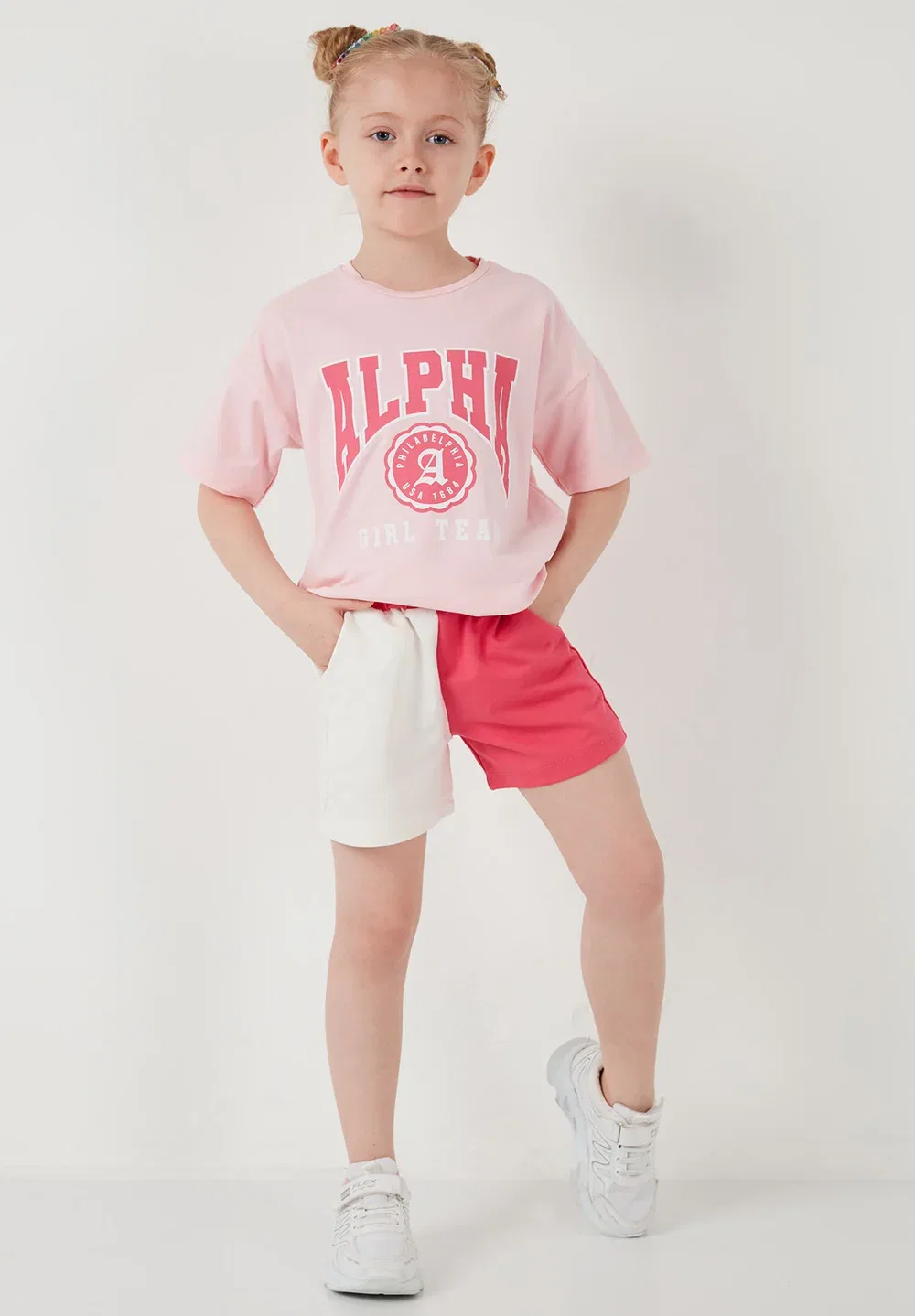 Стандартная посадка - спортивные штаны Lela, Pink