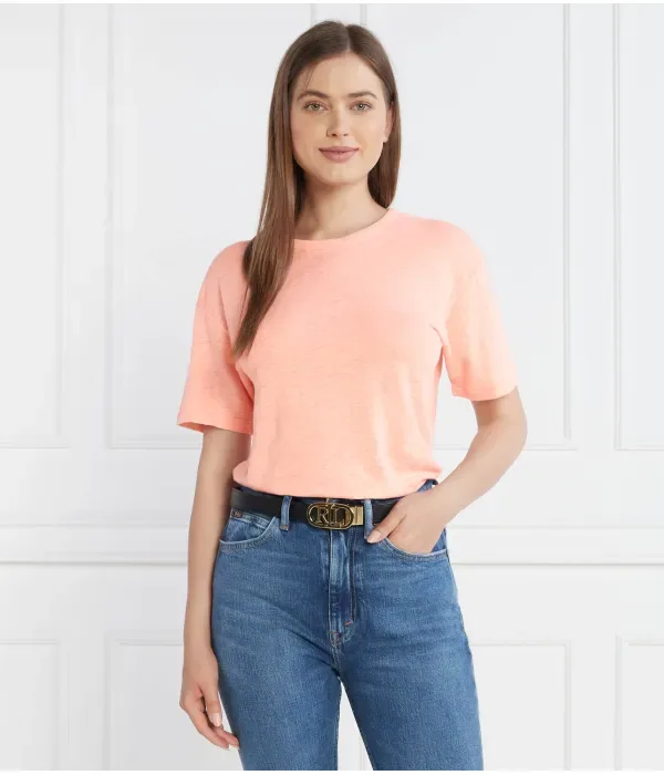 Футболка regular fit Polo Ralph Lauren, коралловый — фото 3