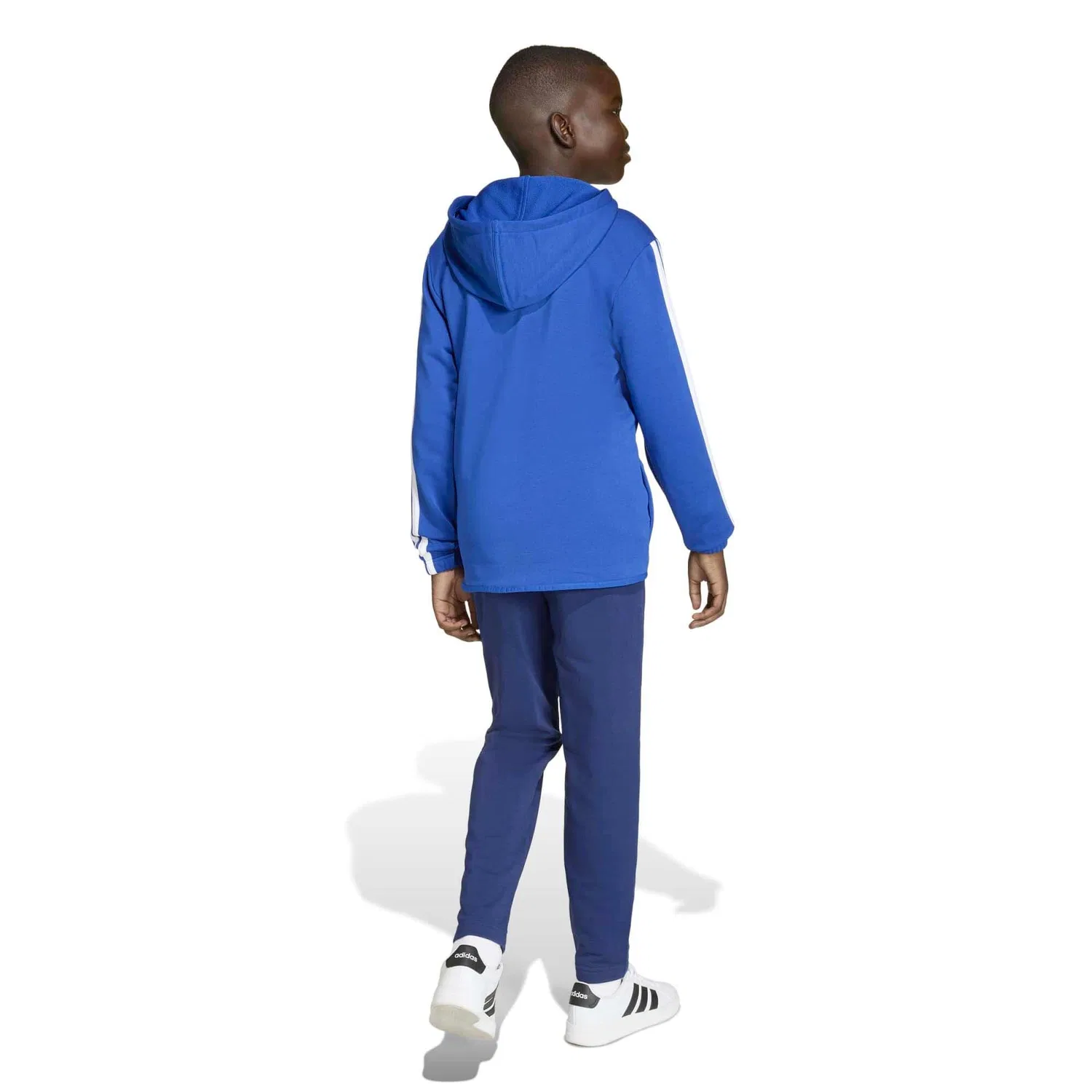 Детский спортивный костюм Junior TS 220 Adidas, Konigsblau Navyblau Weiss — фото 3