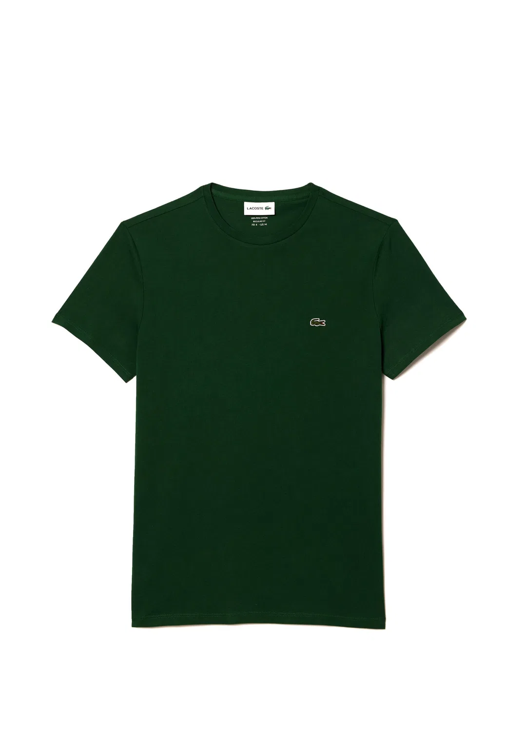 Футболка Lacoste, хлопок, зеленый